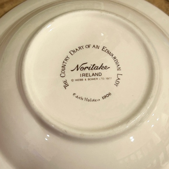 Noritake Country Diary of an Edwardian Lady Cereal Bowls, set of 2 - Picture 6 of 6